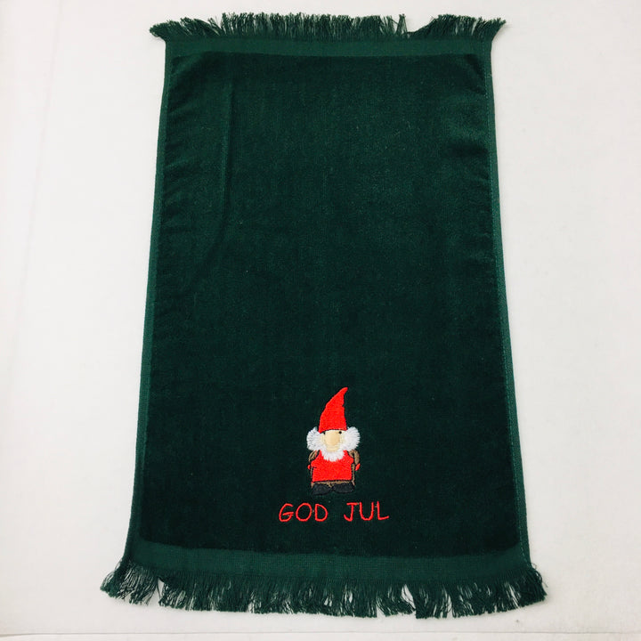 Finger tip towel - God Jul Tomte Gnome