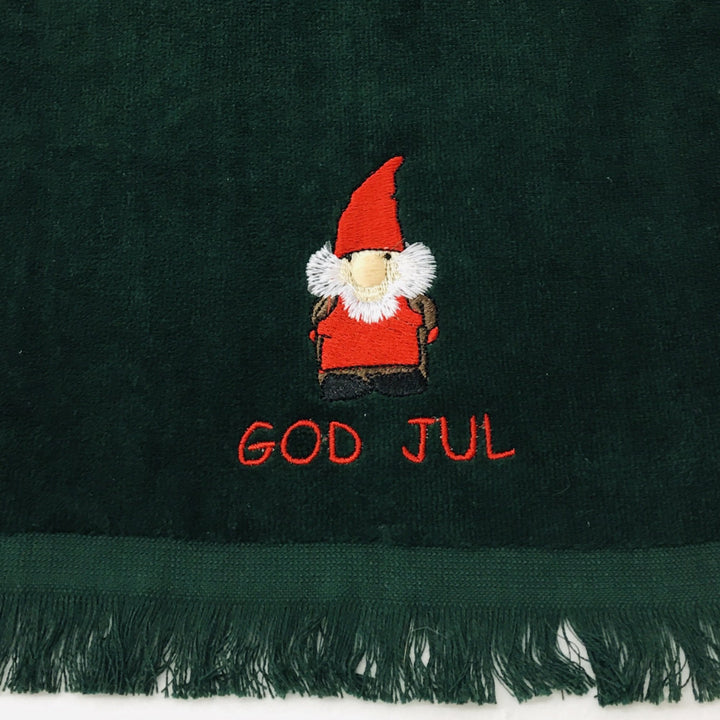 Finger tip towel - God Jul Tomte Gnome