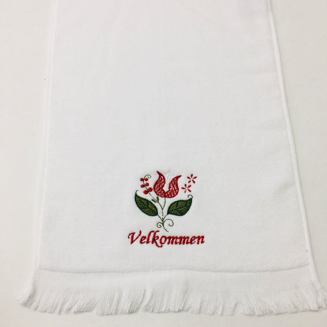 Finger tip towel - Velkommen Tulip Flower