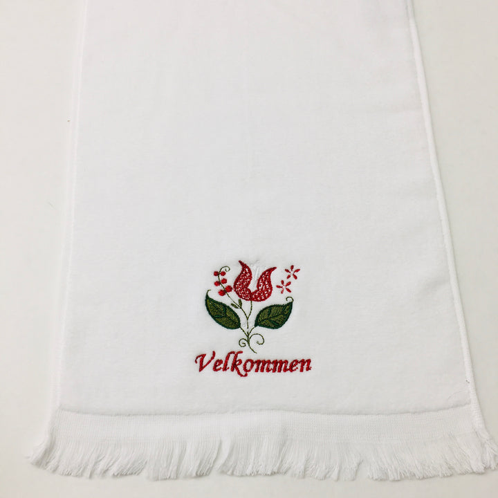 Finger tip towel - Velkommen Tulip Flower