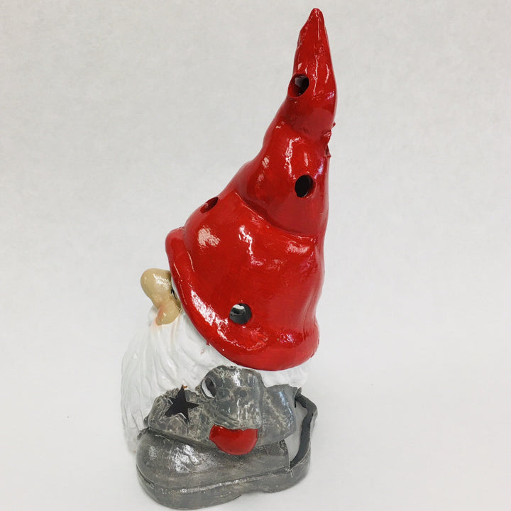 Ceramic Gnome Votive Candle Holder