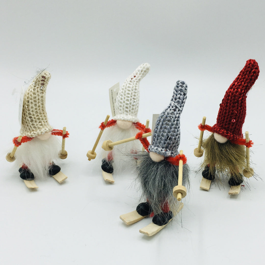 Gnome Skiers - Set of 4