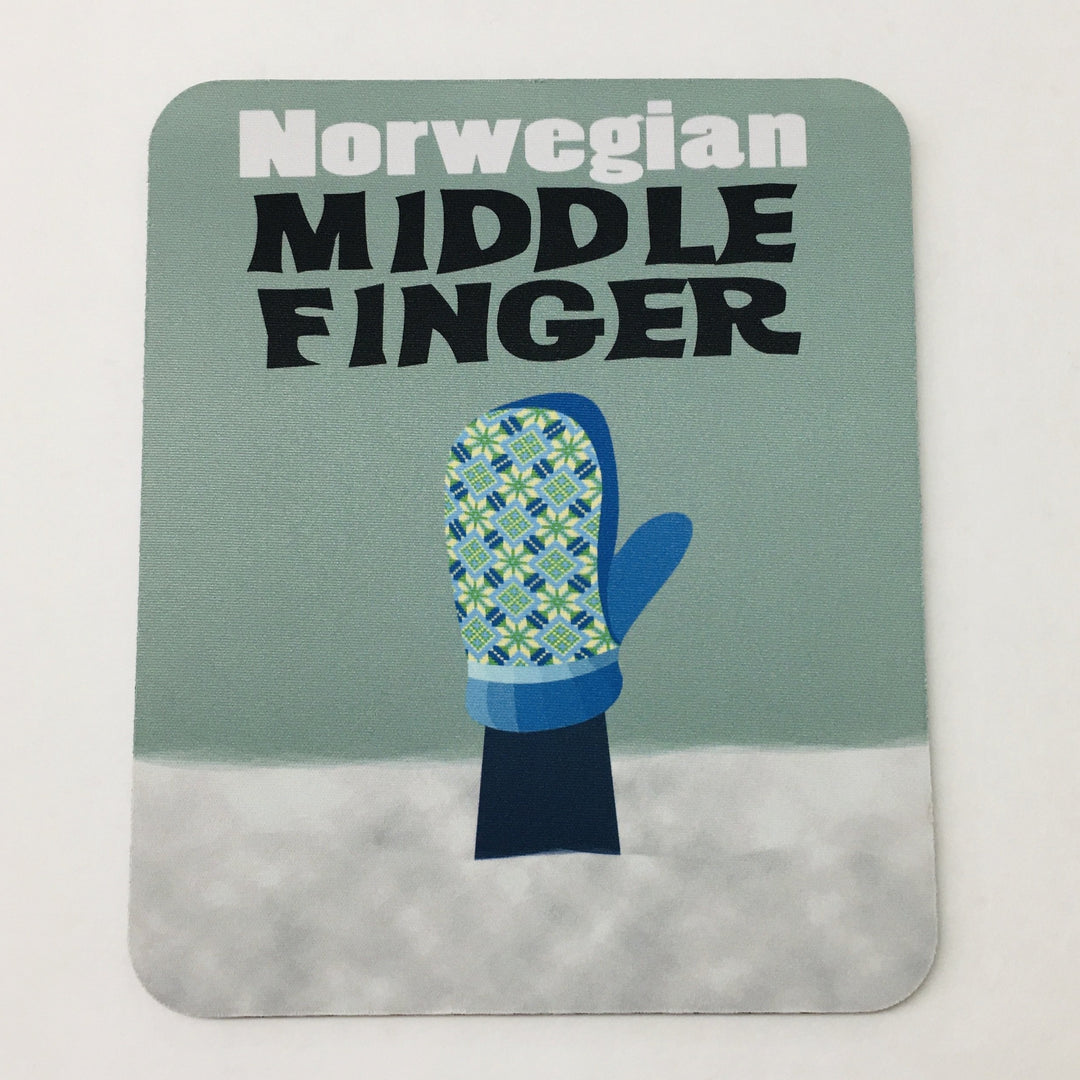 Mousepad - Norwegian Middle Finger