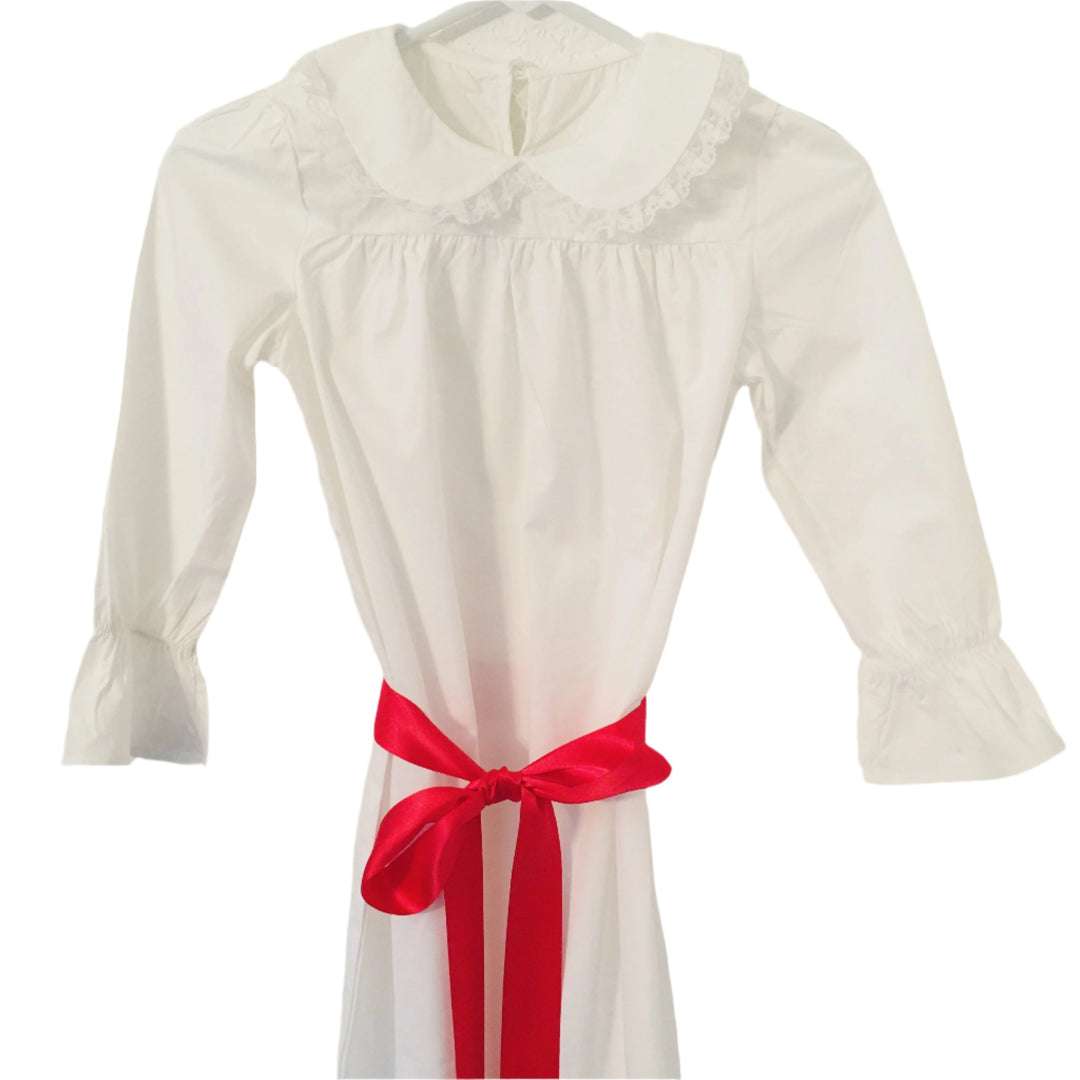 Lucia Dress with Red Sash