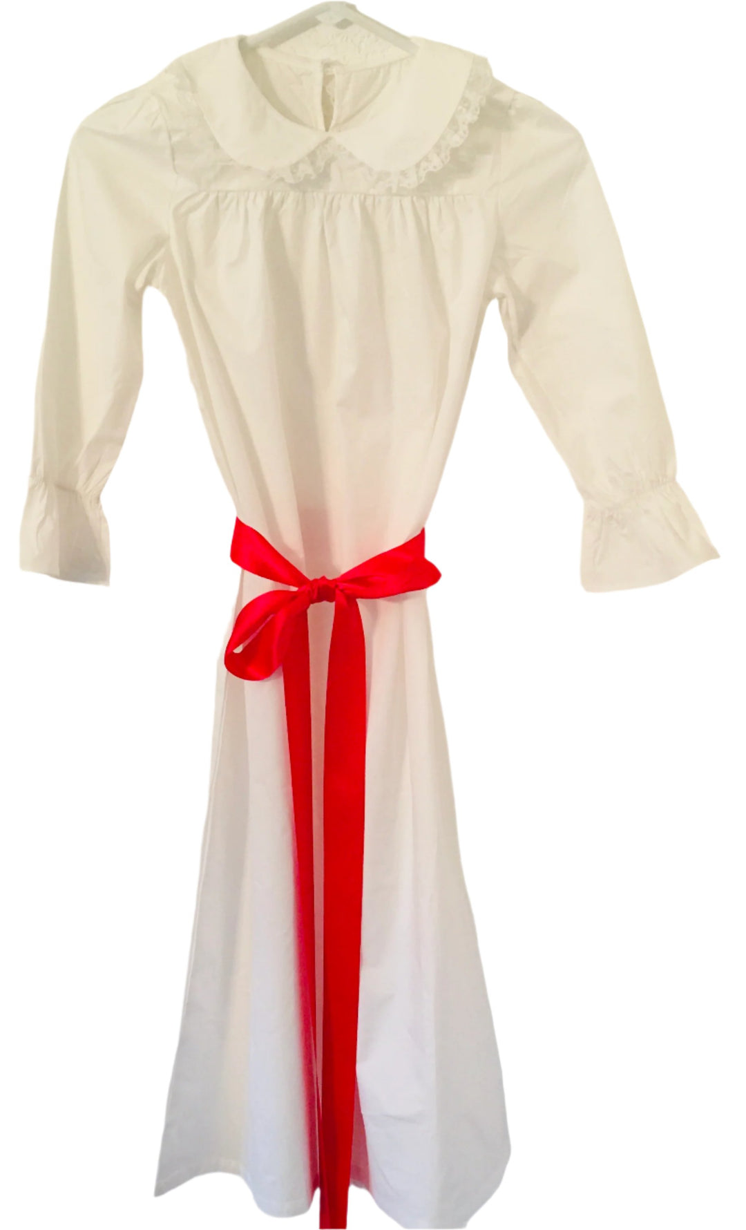 Lucia Dress with Red Sash