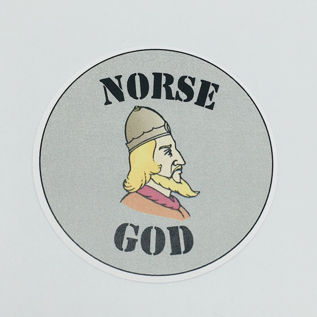 Norse God round button/magnet