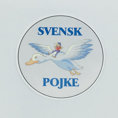 Svensk Pojke round button/magnet