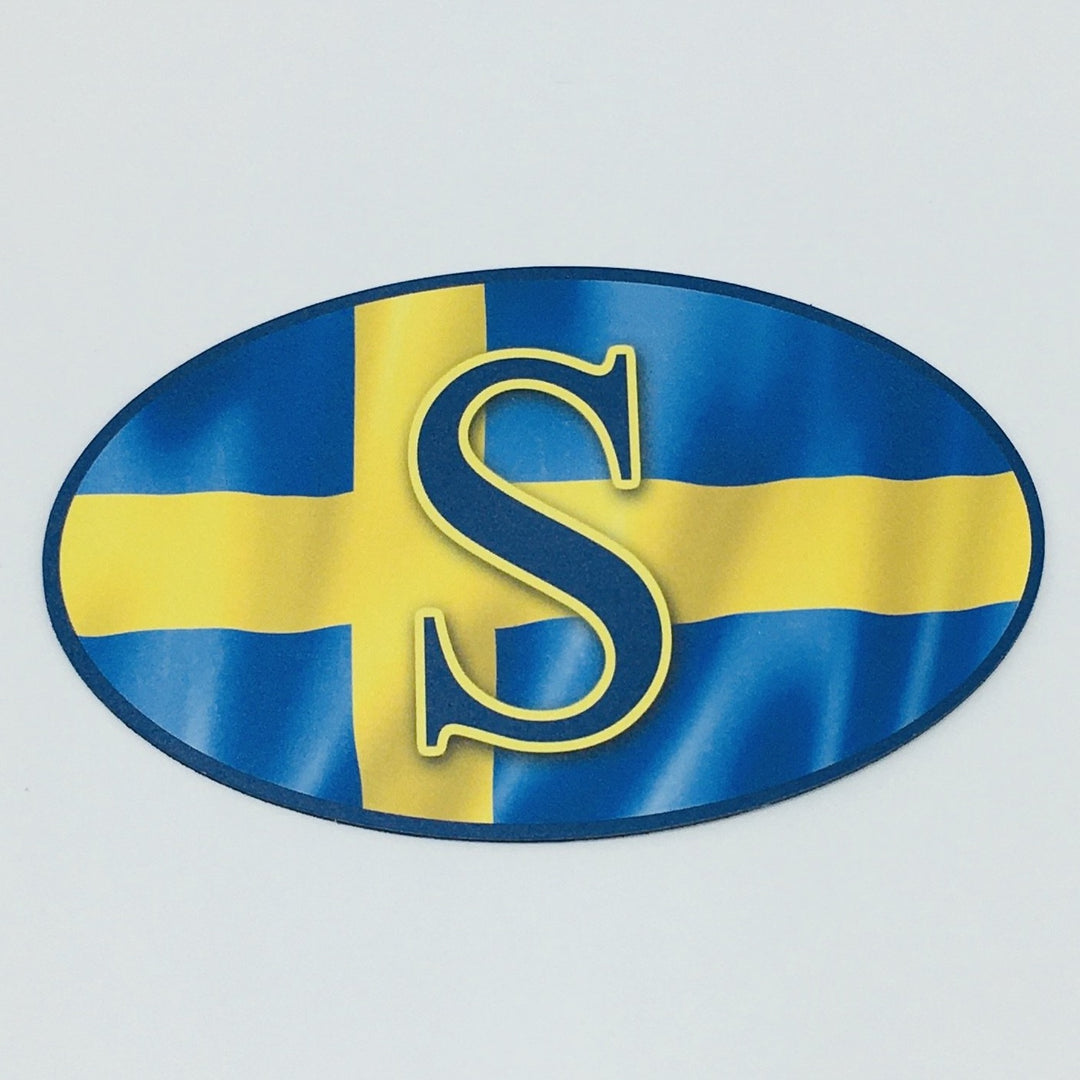 Flexible Magnet - Sweden Flag with S