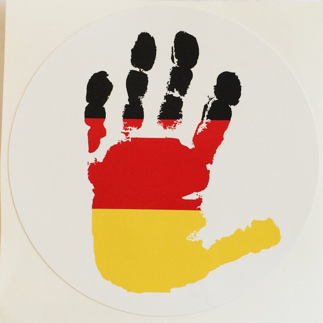 Germany Flag Handprint Decal