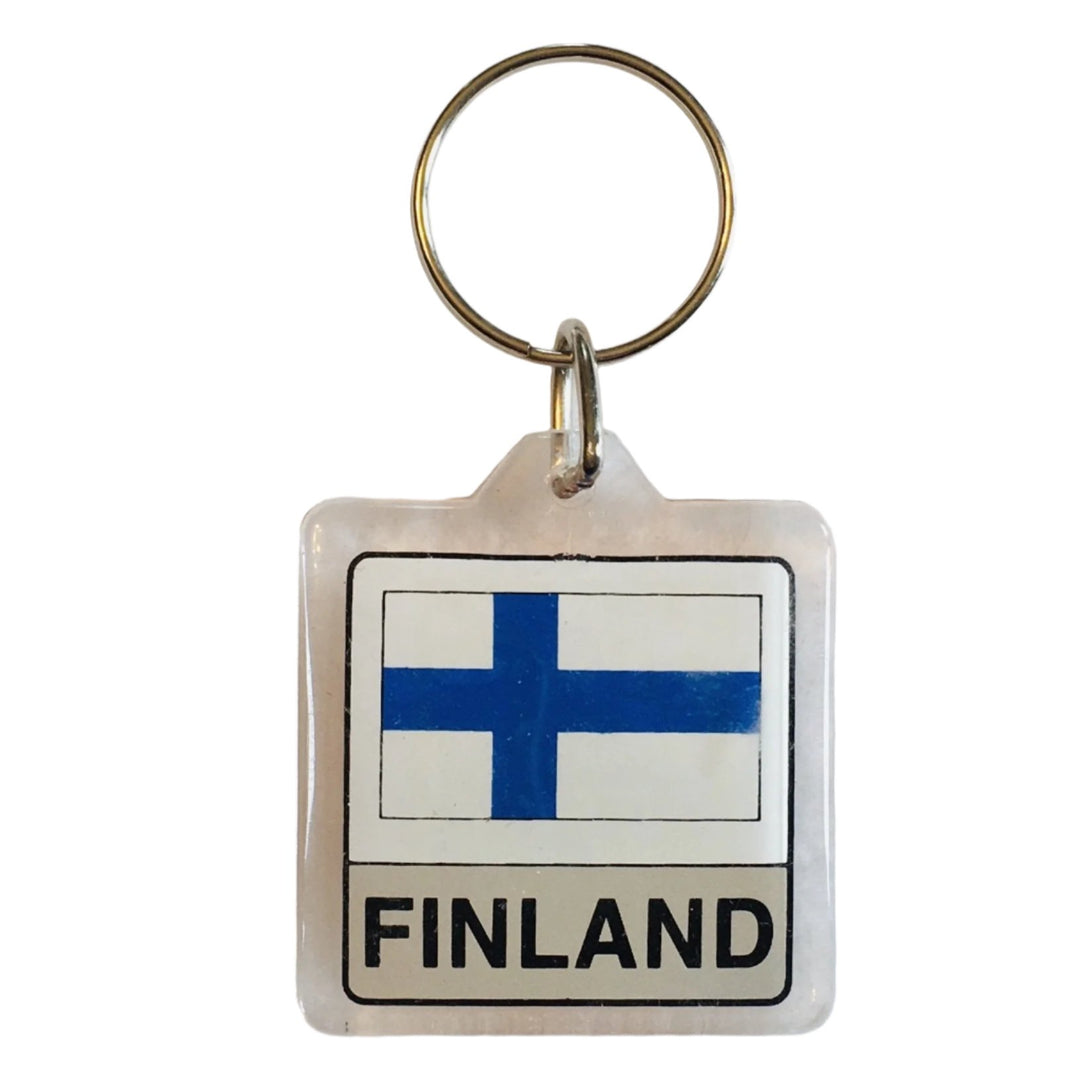 Keyring, Finland Flag & Crest