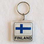 Keyring, Finland Flag & Crest