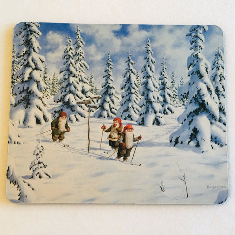 Mousepad - Jan Bergerlind Skiing Tomtar