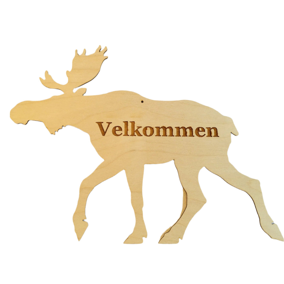 Velkommen Moose sign