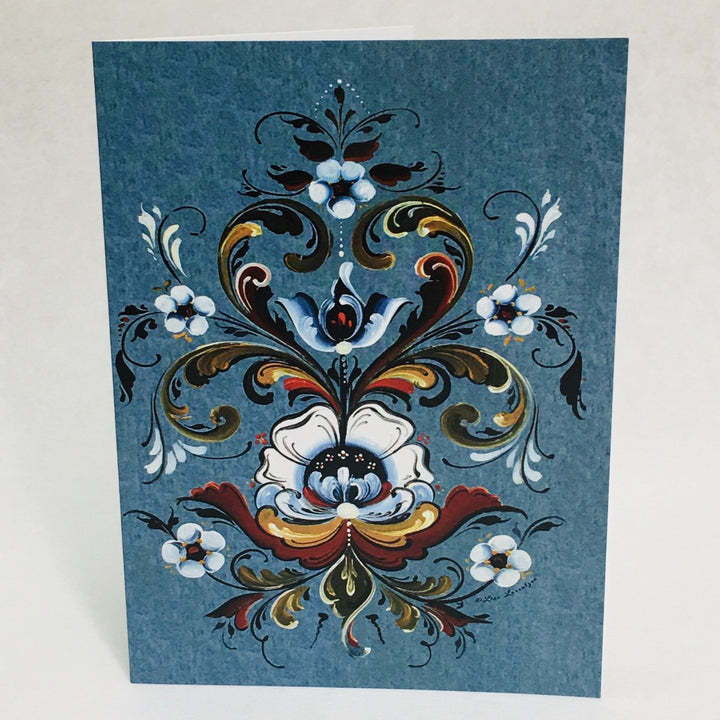 Boxed Note Cards, Lise Lorentzen Rosemaling