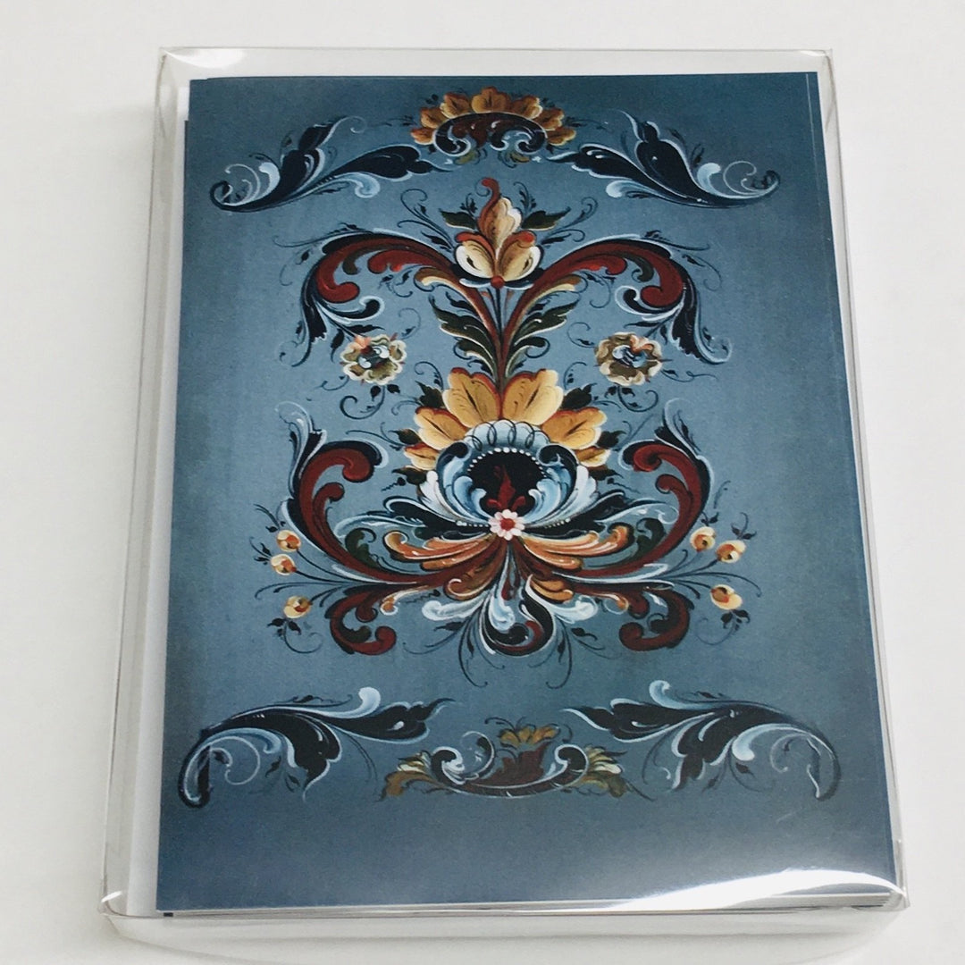 Boxed Note Cards, Lise Lorentzen Rosemaling