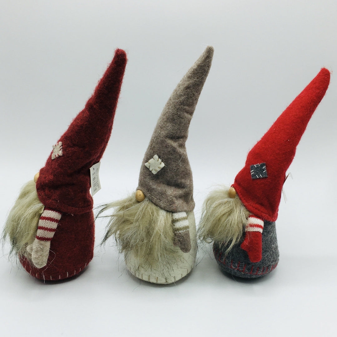 Gnome Trio with stripe sleeves