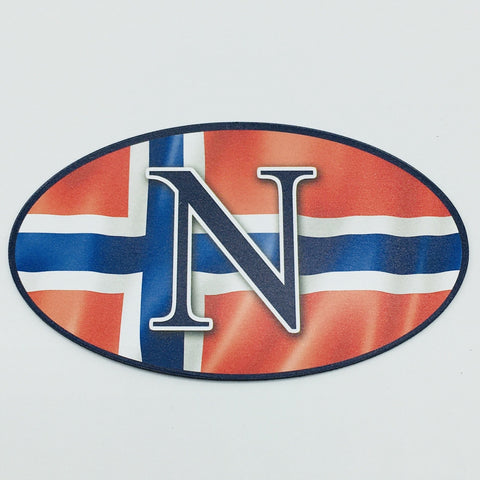 Flexible Magnet - Norway Flag with N