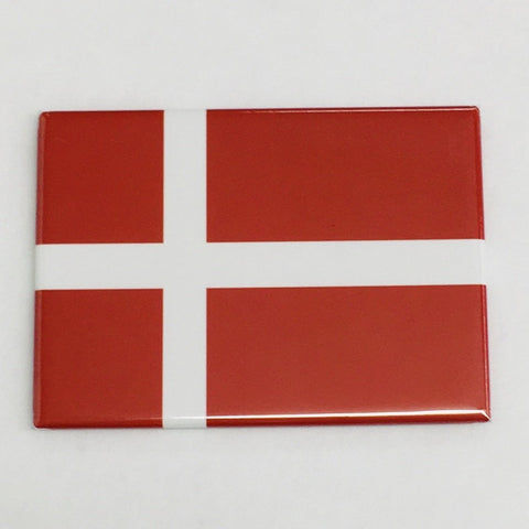 Rectangle Magnet, Denmark Flag