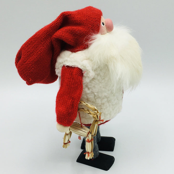 Hand made Tomte with Straw Goat