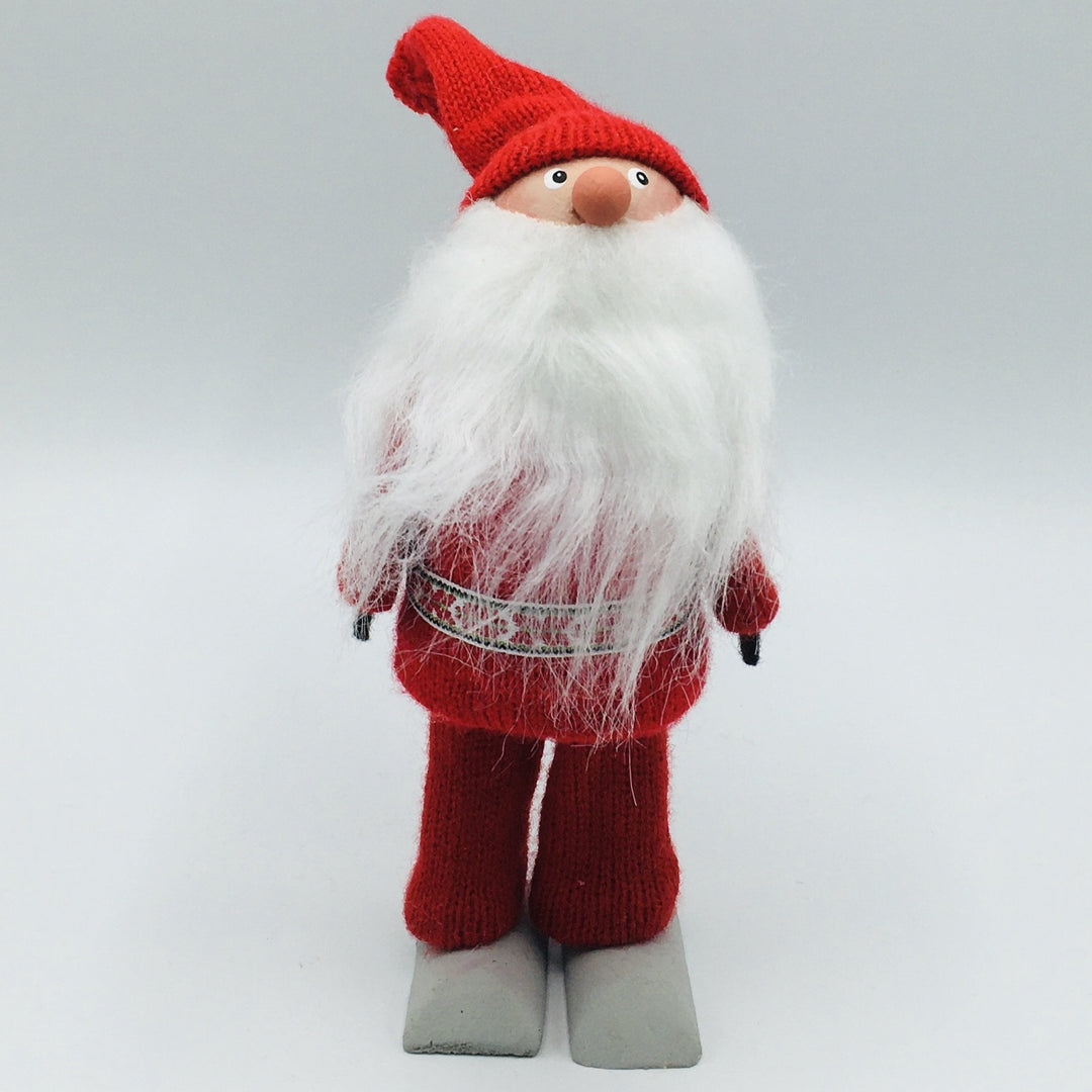 Hand made tomte with Swedish trim jacket