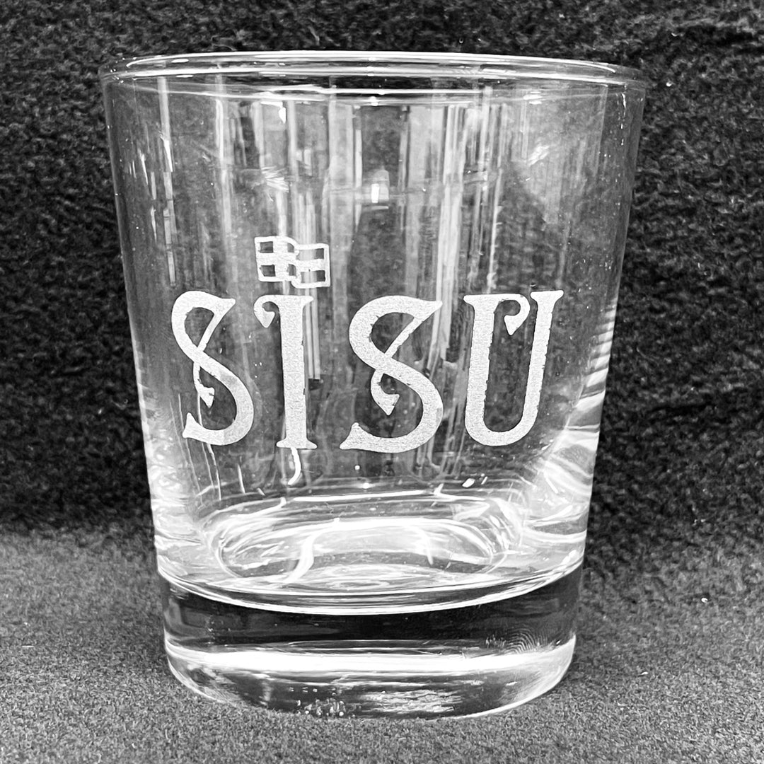 Etched 13 oz Highball Glass - Finnish Sisu