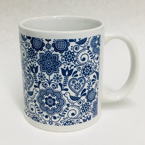 Folk Art Flowers coffee mug