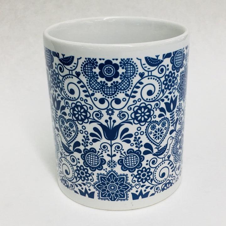 Folk Art Flowers coffee mug