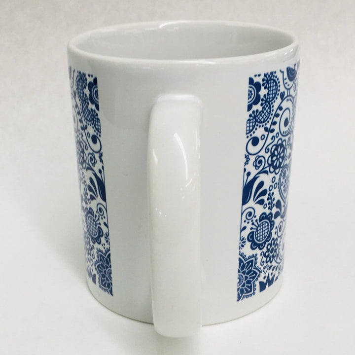 Folk Art Flowers coffee mug