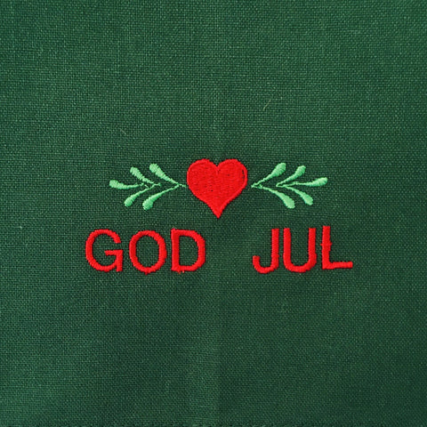 Dish Towel - God Jul Heart