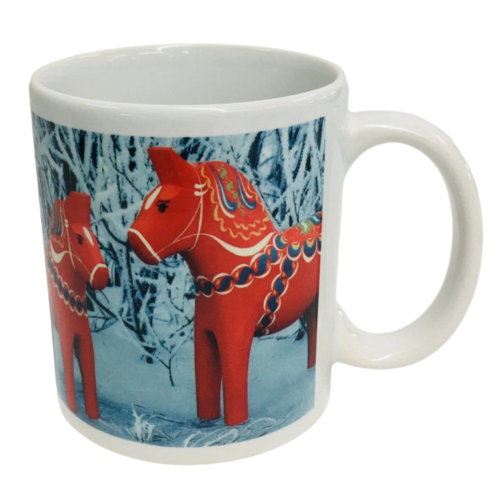 Dala horse coffee mug