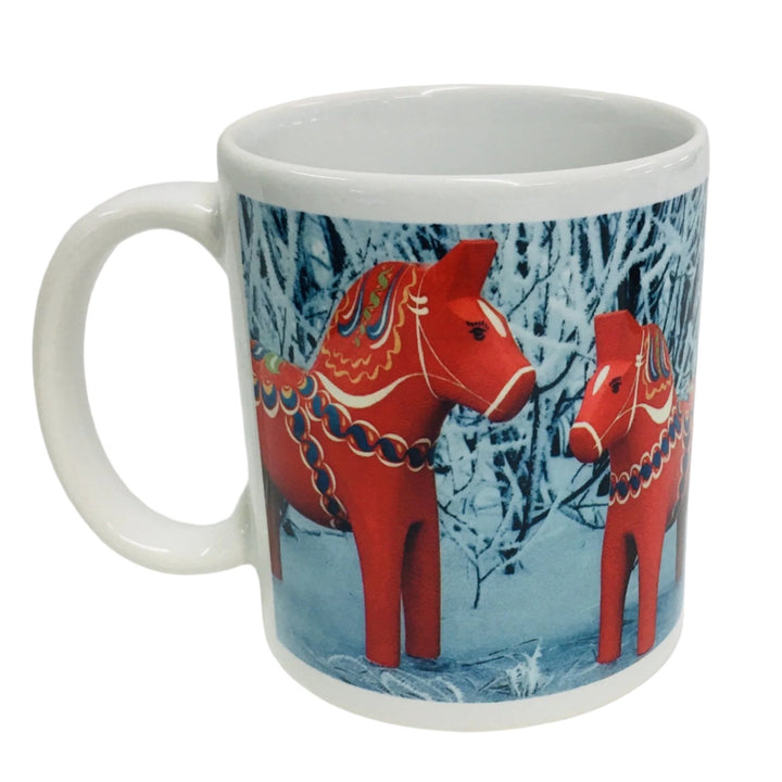 Dala horse coffee mug