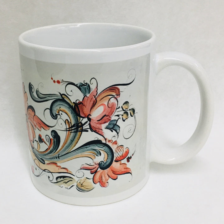 Lise Lorentzen Rosemaling coffee mug