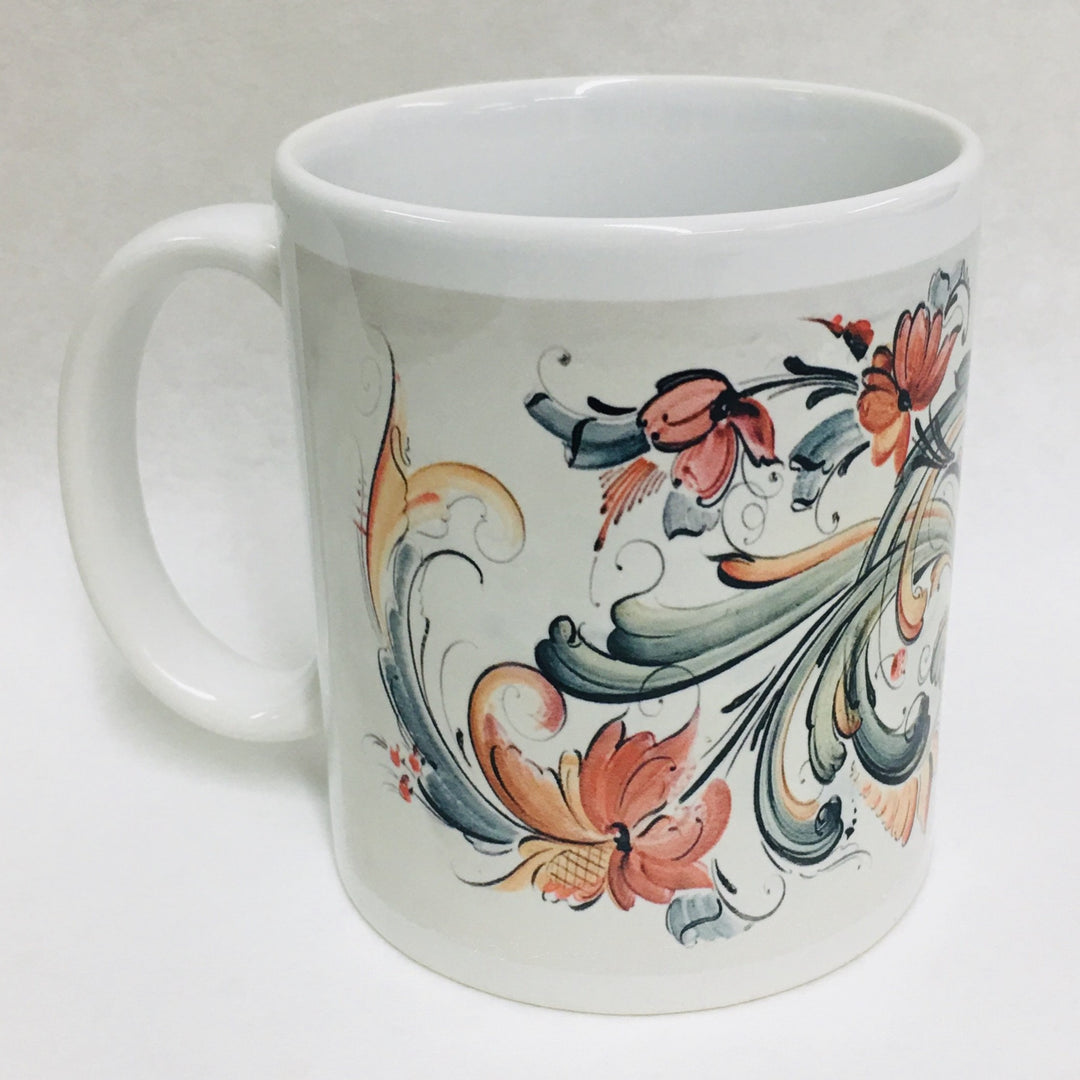 Lise Lorentzen Rosemaling coffee mug