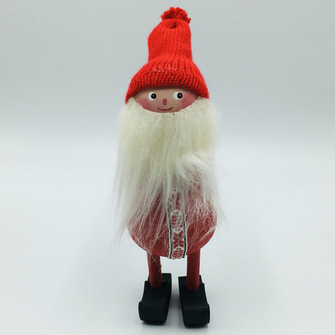 Hand made tall tomte with clogs