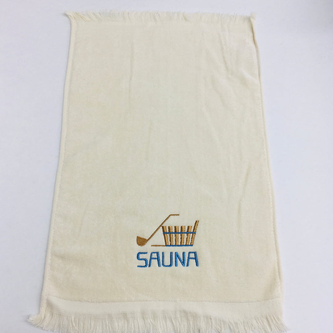 Finger tip towel or bench cloth - Sauna Bucket with Ladle