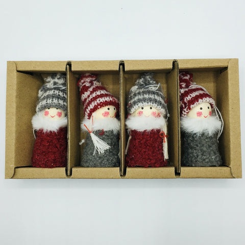 Gnomes ornaments - Box of 4