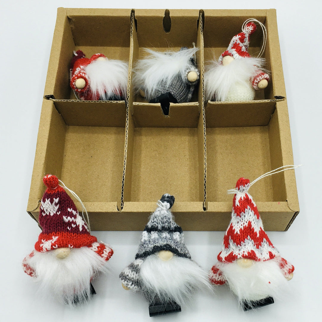 Gnome Ornaments - Box of 6