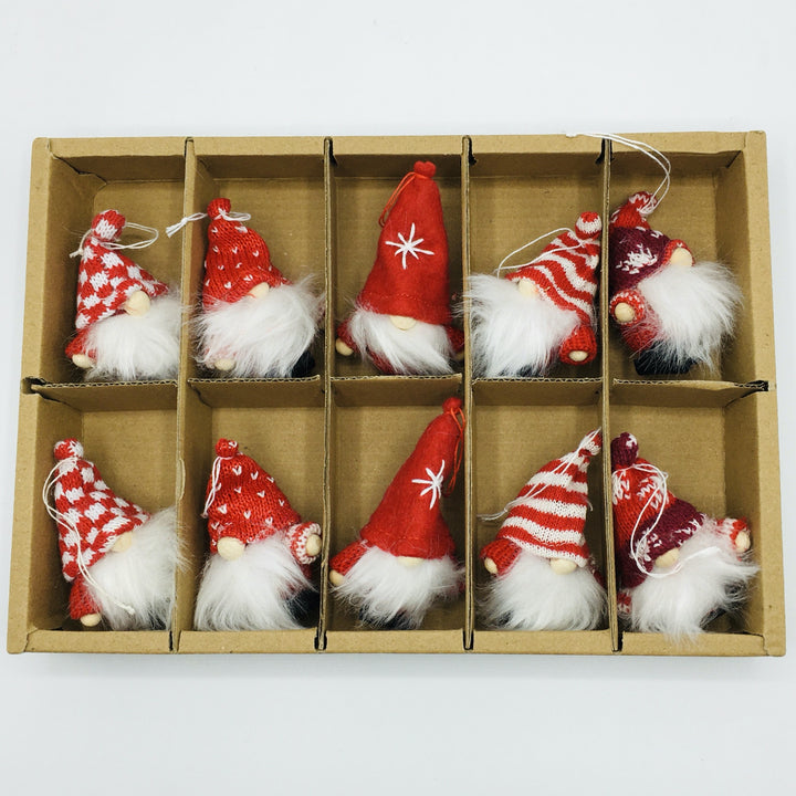 Gnome Ornaments - Box of 10