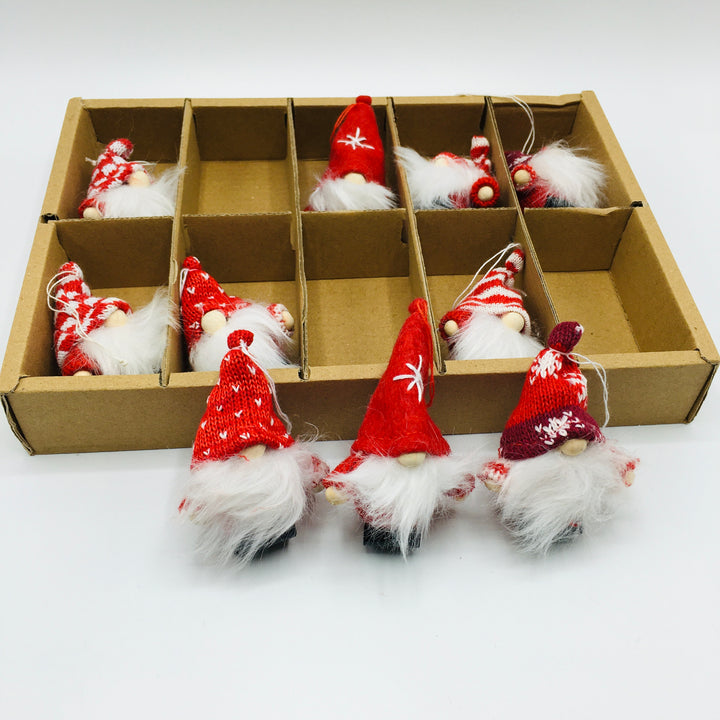 Gnome Ornaments - Box of 10