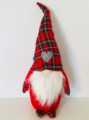 Gnome with Plaid Hat