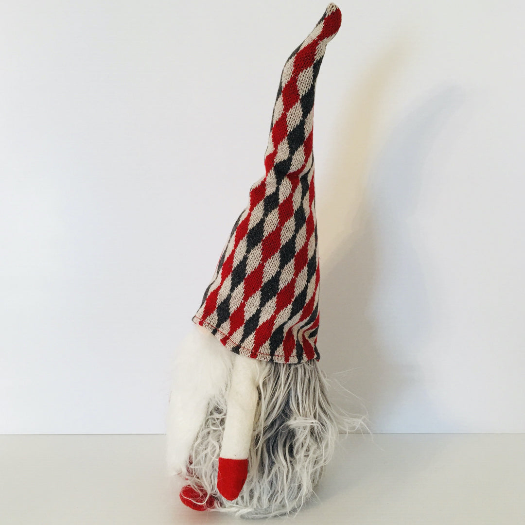 Gnome with Red Green & White Hat