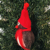 Penguin with Red Hat and Scarf Ornament