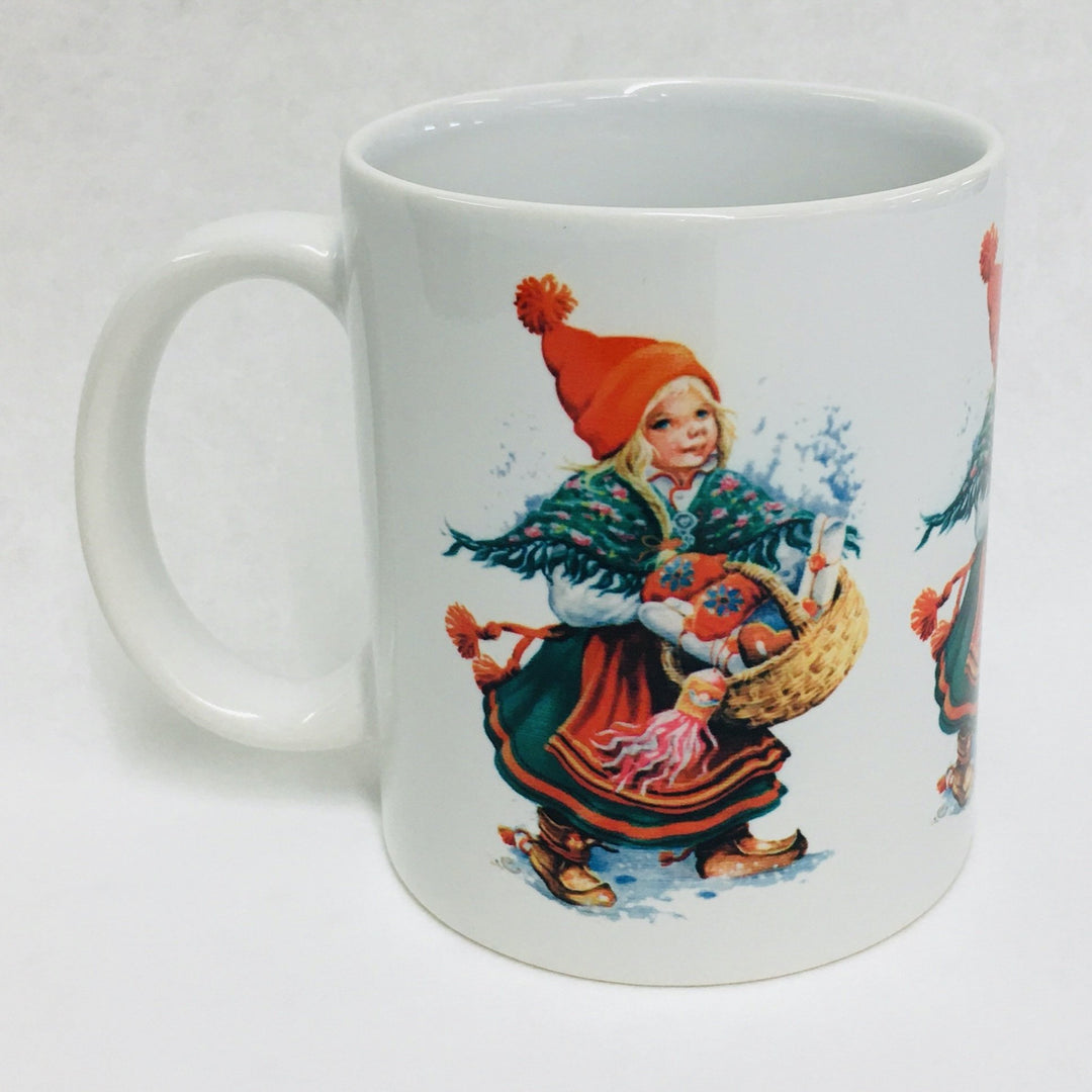 Tomte girl coffee mug