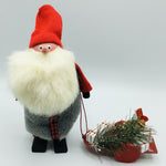 Hand made Tomte with Sled