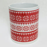 Nordic Knit stars coffee mug