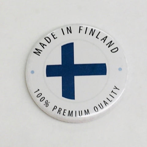 Made in Finland round button/magnet