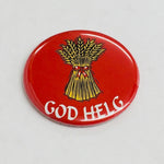 God Helg round, button/magnet