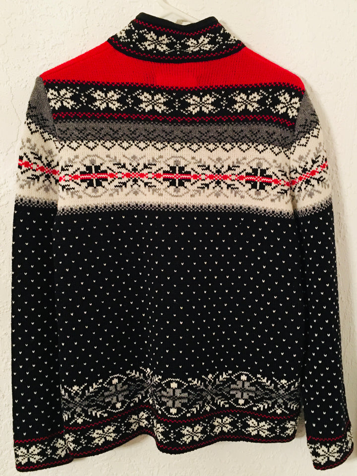 Nordic Snowflakes Cardigan Sweater