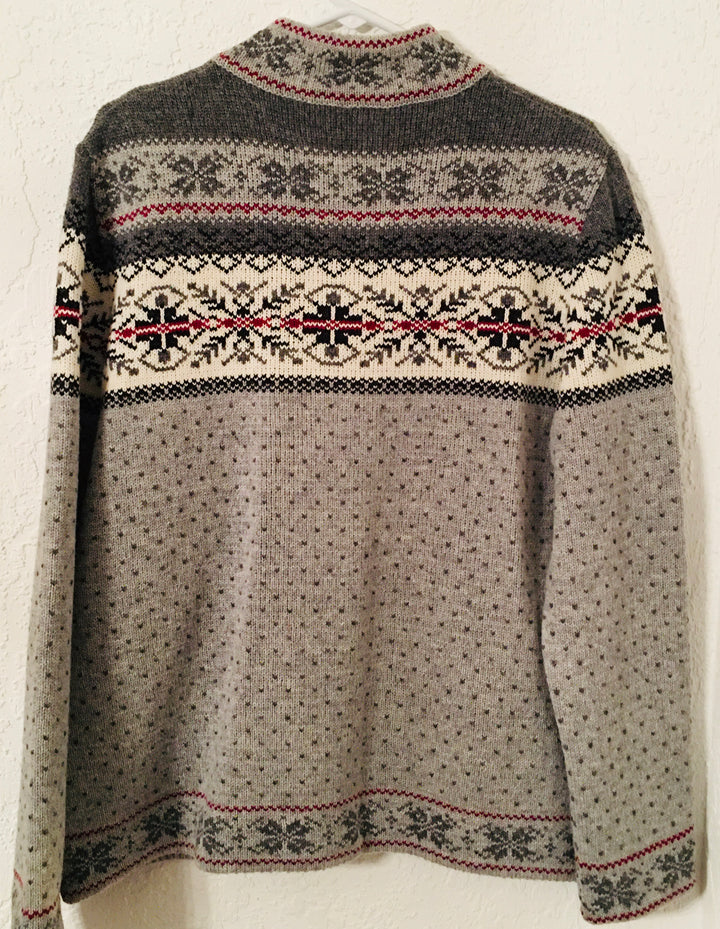 Nordic Snowflakes Cardigan Sweater