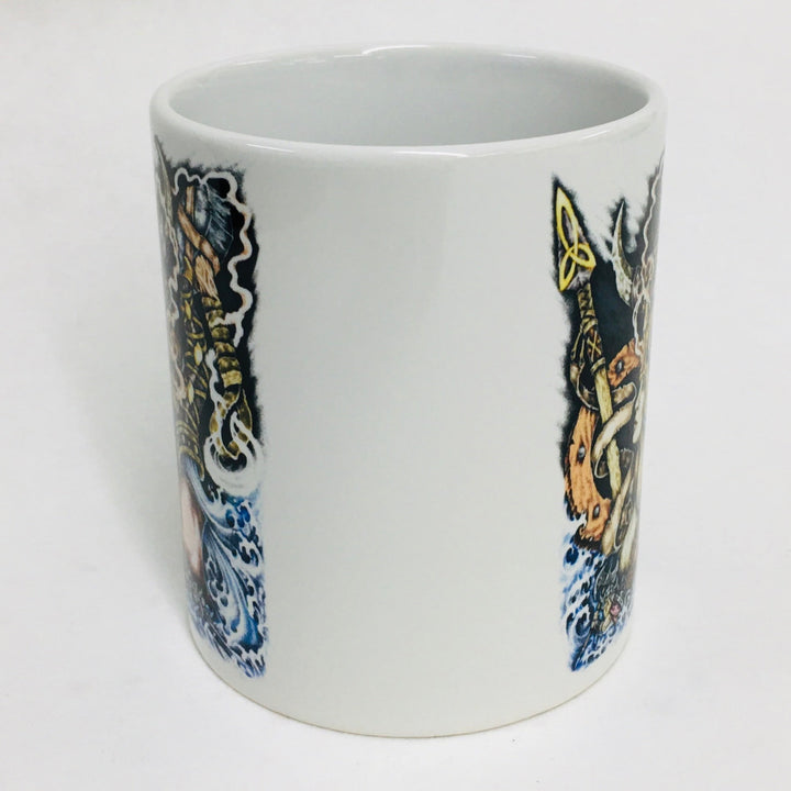 Micah Holland Viking God, Odin coffee mug